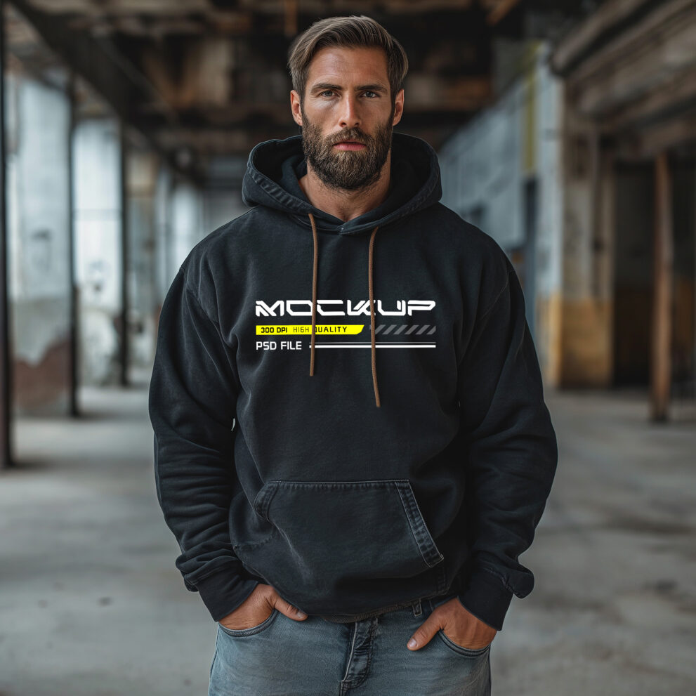 Men s Hoodie Mockup Mockup Daddy