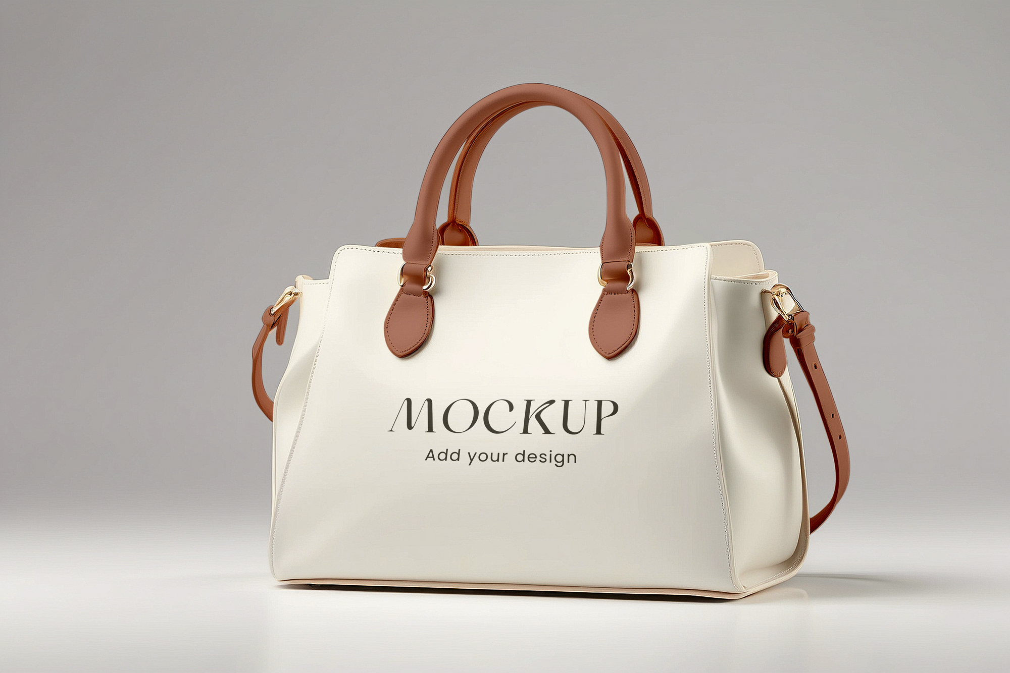 Womens Leather Handbag Mockup - Mockup Daddy