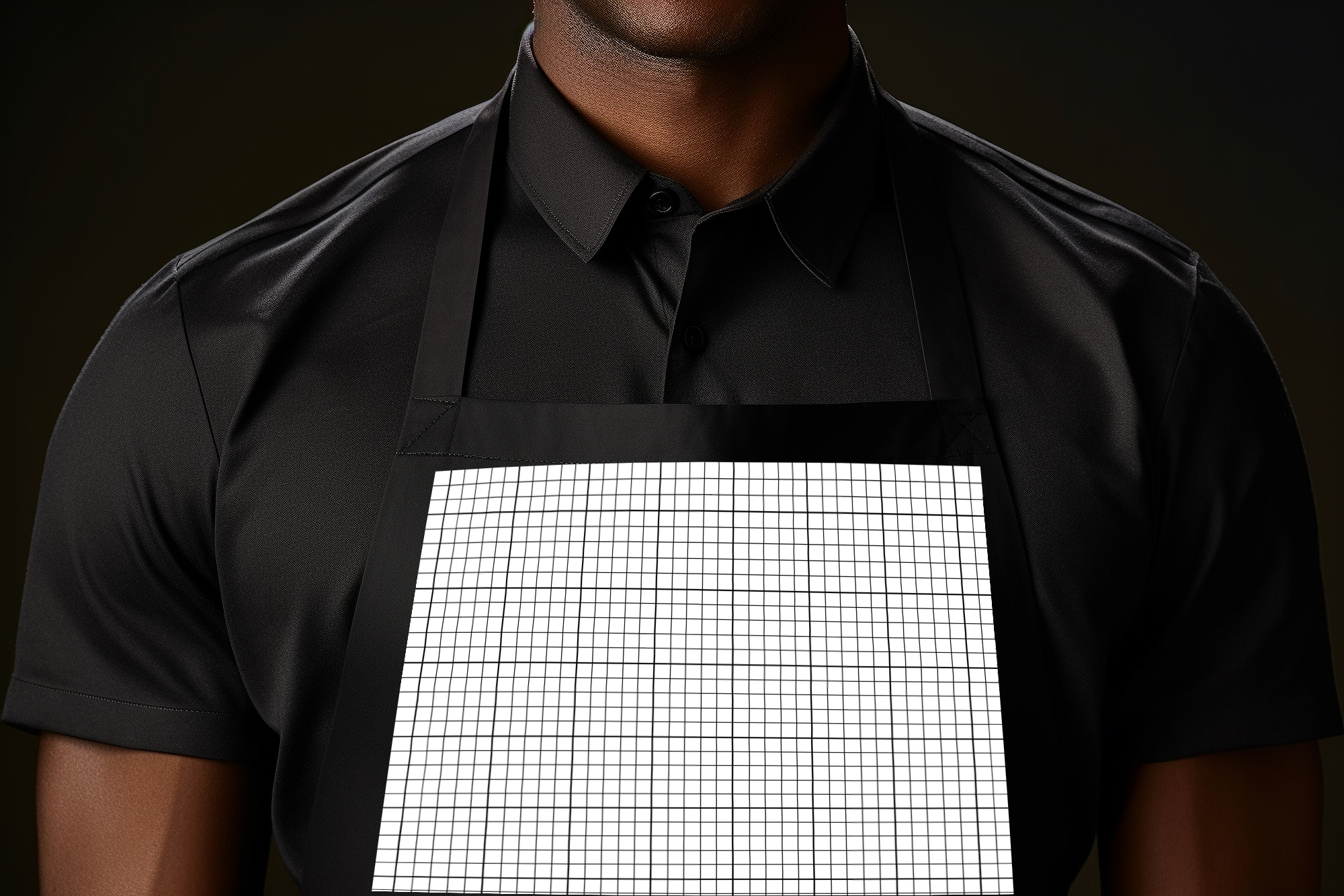 High Resolution Black Apron PSD Mockup Mockup Daddy   High Resolution Black Apron PSD Mockup G 