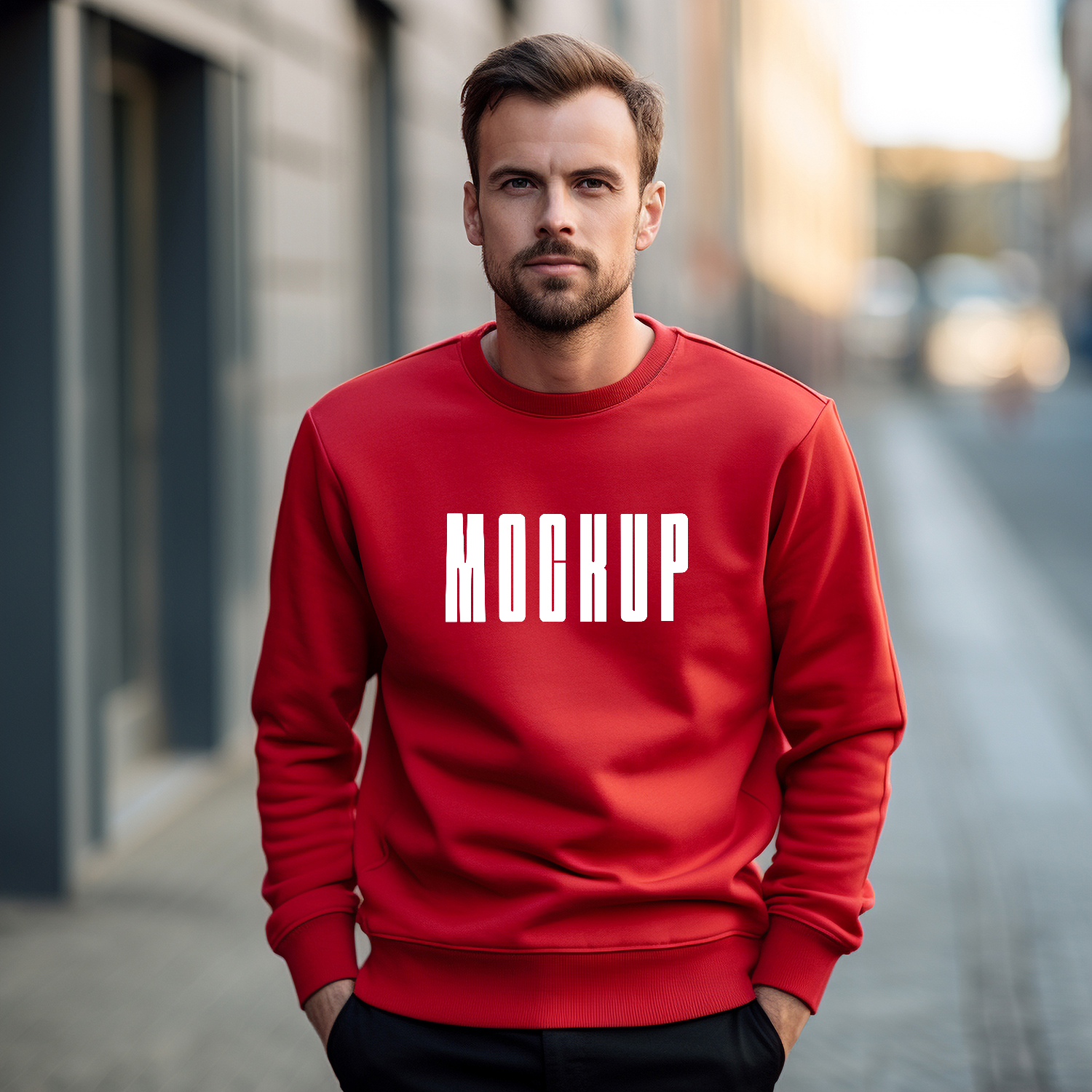 Male Sweatshirt PSD Mockup Template Mockup Daddy